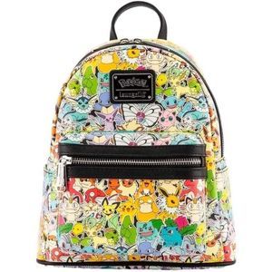 Loungefly Pokemon Rainbow Ombre All Over placement Mini Backpack